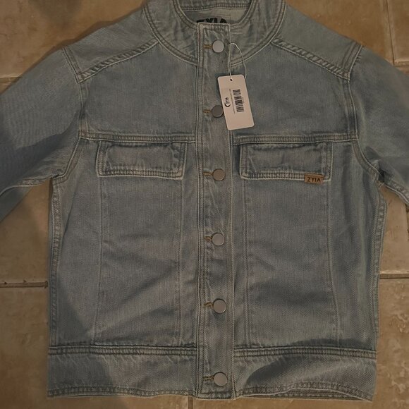 Zyia -  Faded Jean Jacket (brand new with tags) - Picture 2 of 4